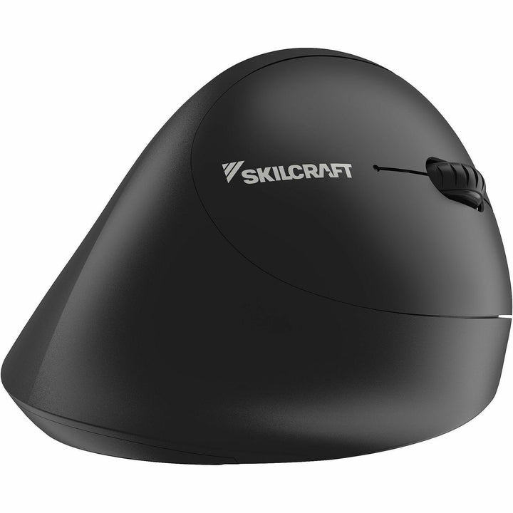 Image of SKILCRAFT® 410773 2.40GHz and Bluetooth Wireless Vertical Computer Mouse