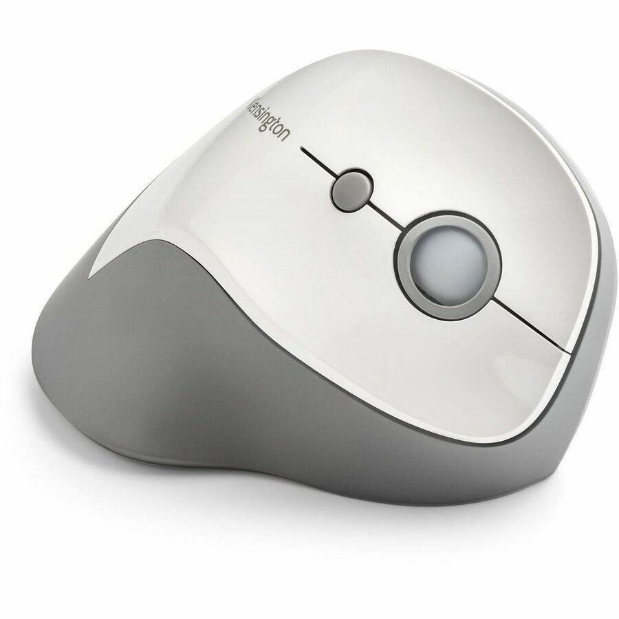 Image of Kensington® Pro Fit Ergo Vertical Wireless Mouse, 2.4 Ghz Frequency/65.62 Ft Wireless Range, Right Hand Use, Gray