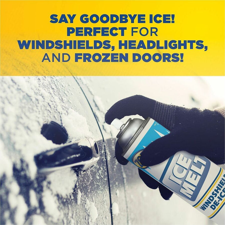 Image of Zep Commercial 17601 Ice Melt Aerosol De-Icer for Windshields and Windows, 20 oz., 20 fl oz, 12 / Each