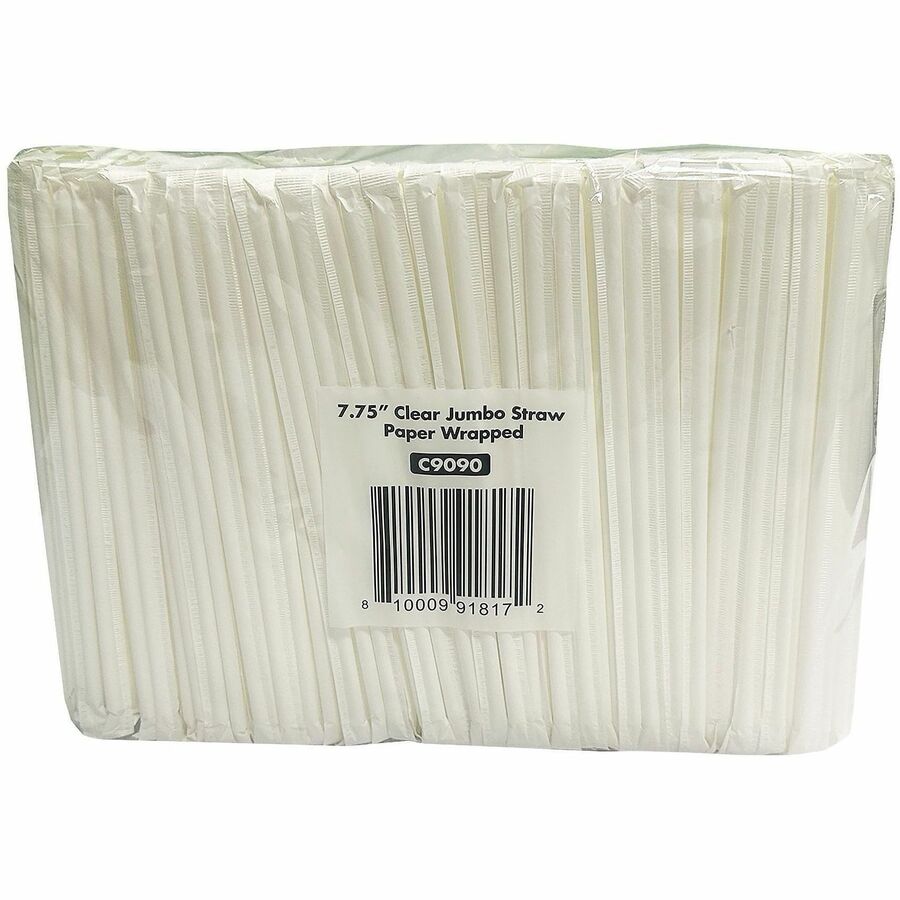 Image of Karat KS10135 Straw, 7.8" H x, Clear, 500 / Box