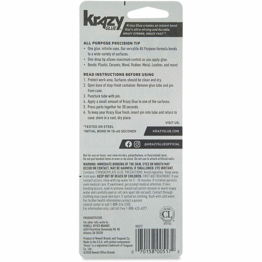 Image of Krazy Glue KG517 Super Glue, 2 / Each