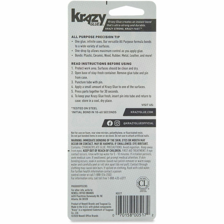 Image of Krazy Glue KG517 Super Glue, 2 / Each
