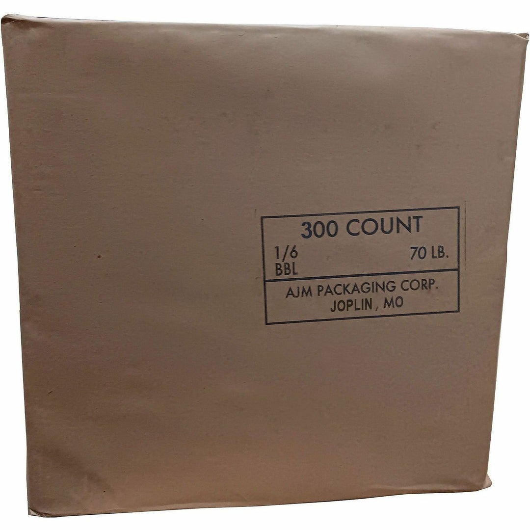 Image of AJM HS70NP3CES 1/6 BBL #70 Kraft Paper Grocery Sacks, #70, 6.72 gal Capacity, Natural Kraft, Paper, Foodservice, Grocery, Supplies, 300 / Carton