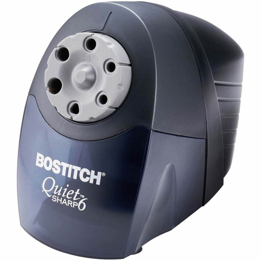 Image of Bostitch EPS10BLK Quiet Sharp 6 Electric Pencil Sharpener, 6 Hole(s), Black, 1 Each