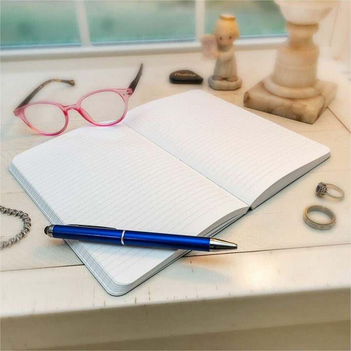 Image of Dome 30008 Personal Journal, 5 x 8 Inch Softcover Black Lined Journal Notebook