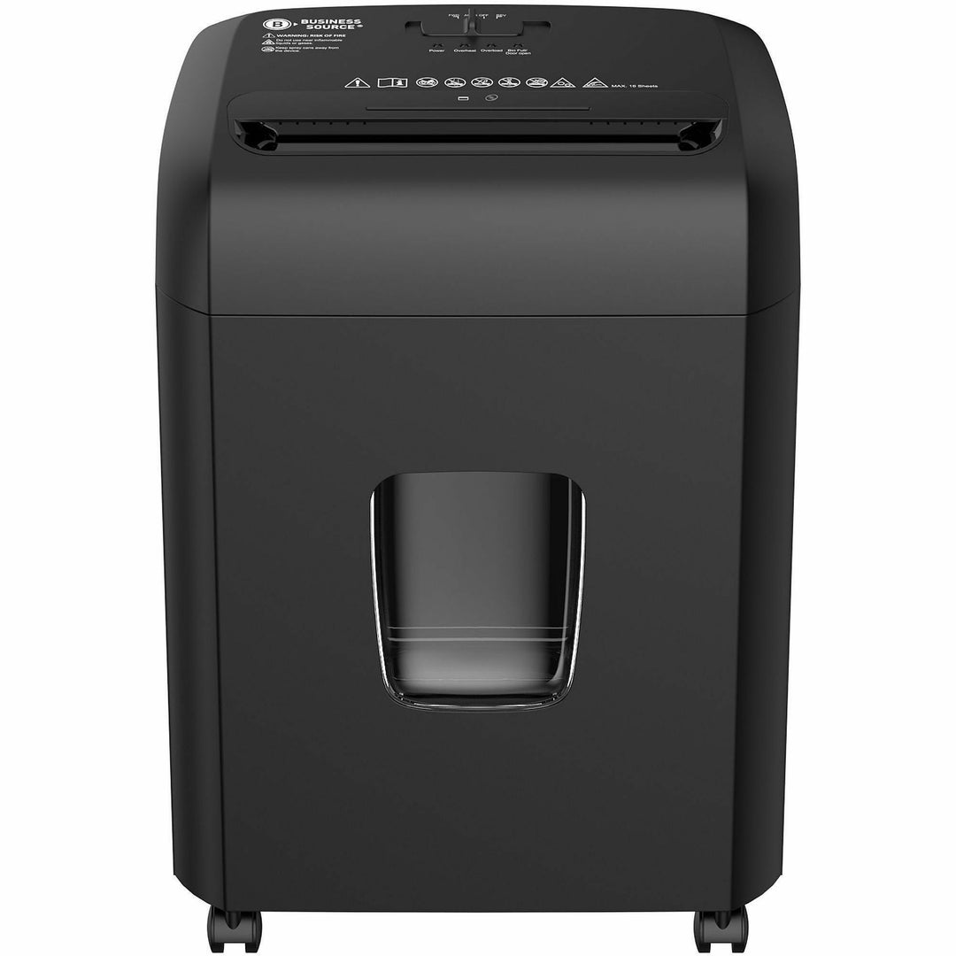 Image of Business Source 70130 5.3-Gallon Bin Cross-cut Shredder