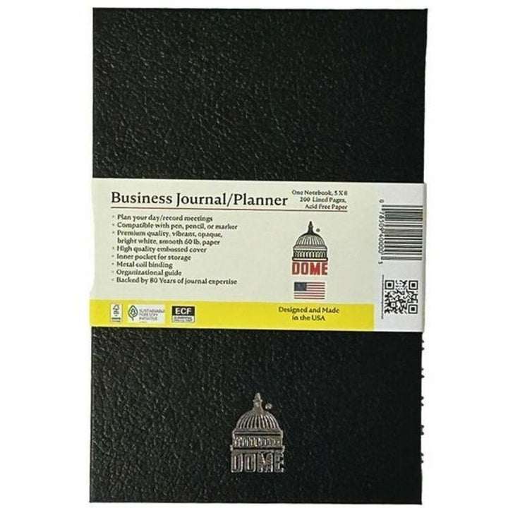 Image of Dome 40000 Business Journal, 5 x 8 Inch Hardcover Professional Planner Notebook