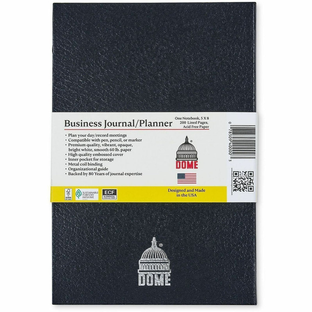 Image of Dome 40000 Business Journal, 5 x 8 Inch Hardcover Professional Planner Notebook