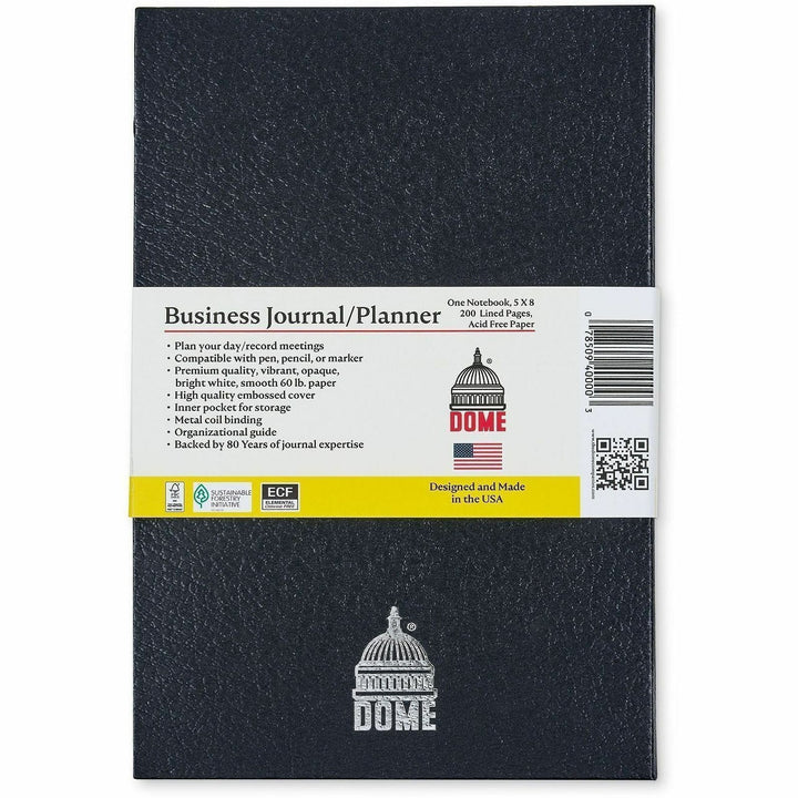 Image of Dome 40000 Business Journal, 5 x 8 Inch Hardcover Professional Planner Notebook