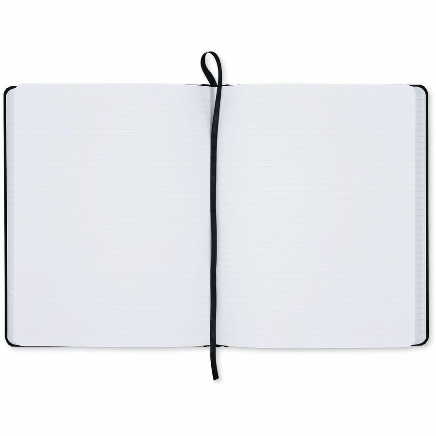 Image of Dome 30013 Personal Journal, 8 x 10 Inch Hardcover Black Lined Journal Notebook