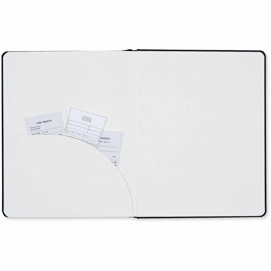 Image of Dome 30013 Personal Journal, 8 x 10 Inch Hardcover Black Lined Journal Notebook