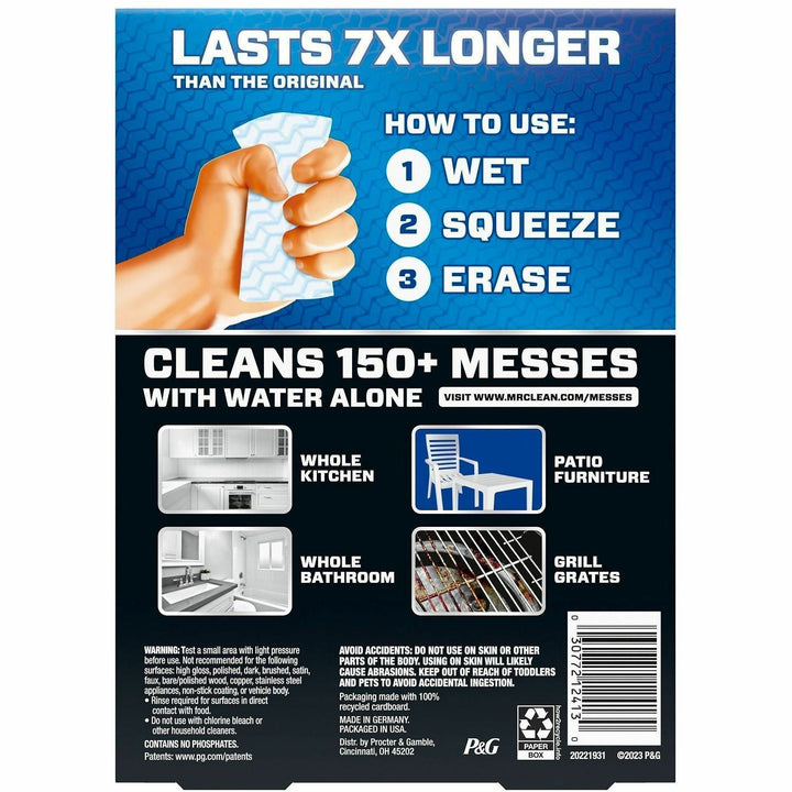 Image of Mr. Clean 12413CT Magic Eraser Sponge, All Purpose Cleaner, Ultra Thick