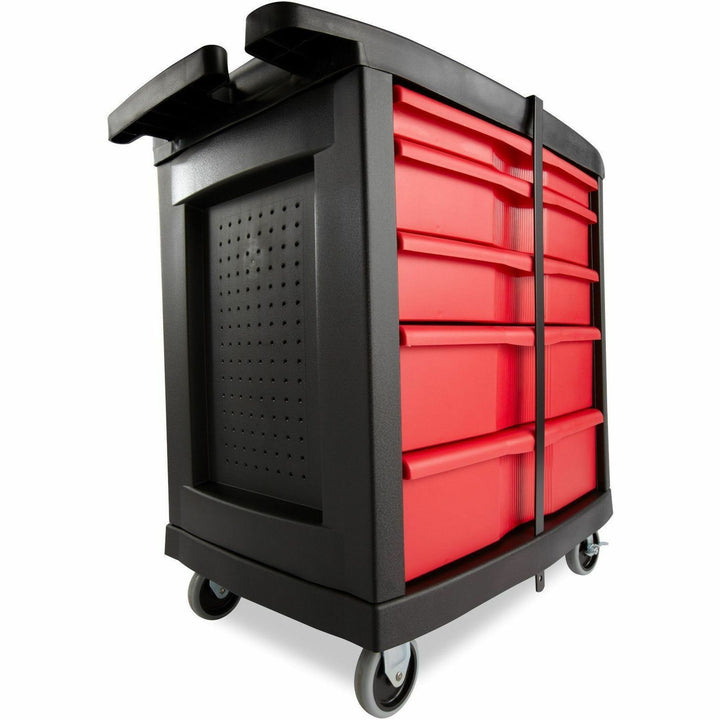 Image of Rubbermaid Commercial FG773488BLA 5-Drawer Mobile Work Center