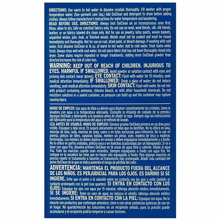 Image of OxiClean 5165500 Versatile Single-Use Stain Remover