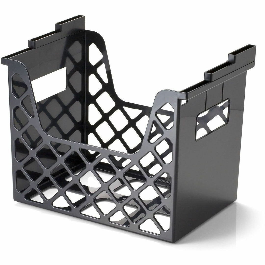 Image of Business Source 08123 Desktop File Organizer, Desktop, 30% Recycled, Black, 1 Each