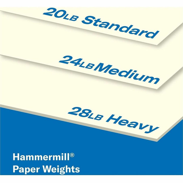 Image of Hammermill 168030CT Colors Copy Paper, Letter, 8 1/2" x 11", 20 lb Basis Weight, Jam-free, Eco-friendly, Cream, 500 Sheets per Ream, 10 / Carton