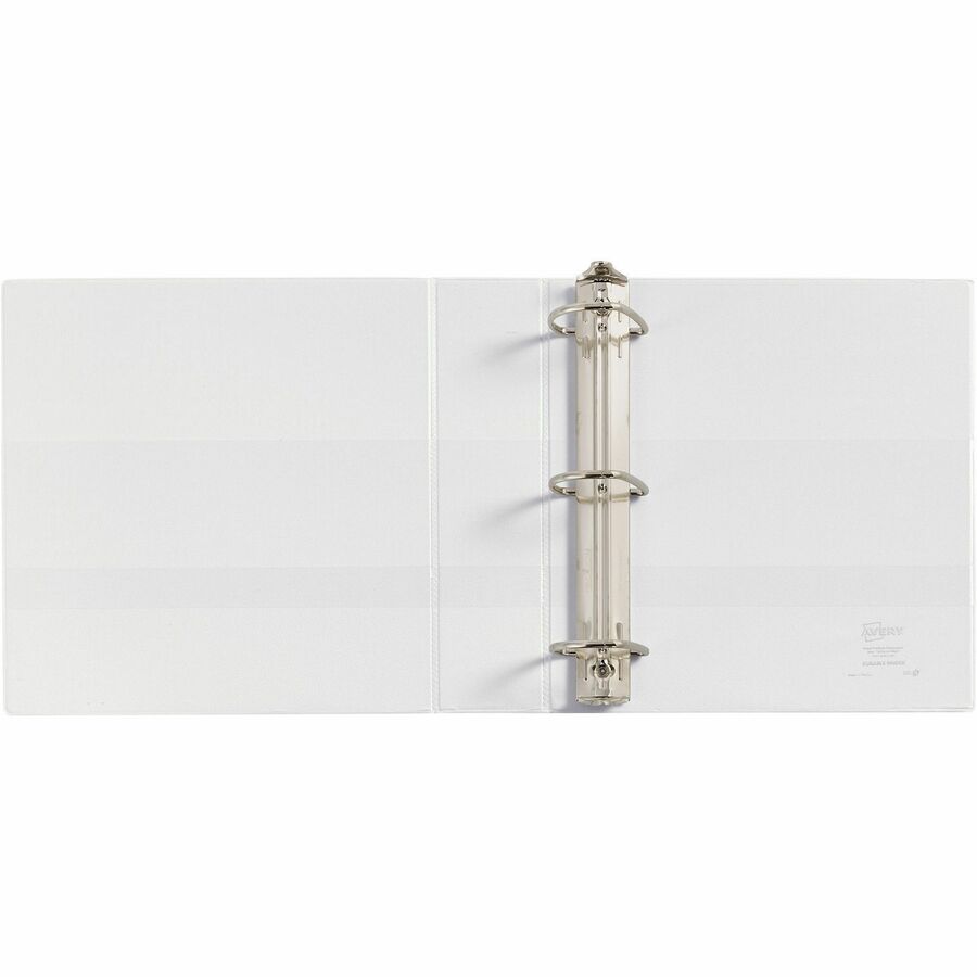 Image of Avery® Durable View Binder with DuraHinge and EZD Rings, 3 Rings, 2" Capacity, 11 x 8.5, White, 12/Carton
