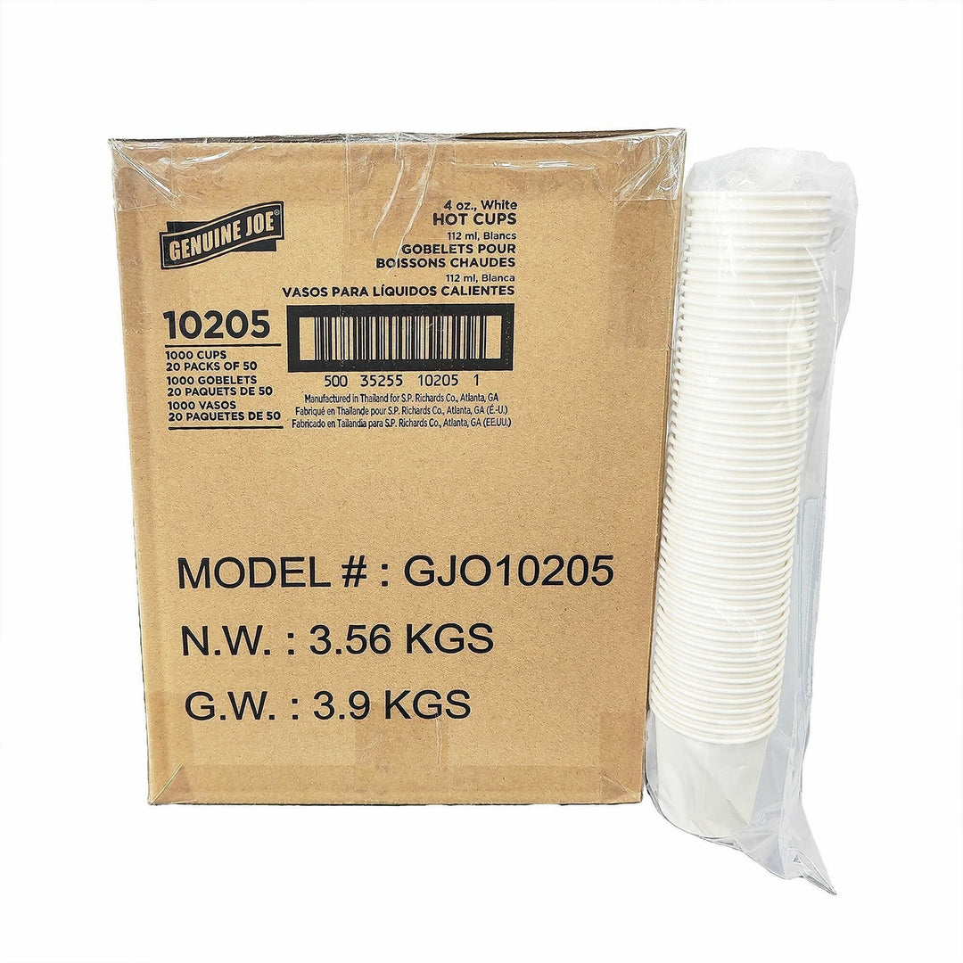 Image of Genuine Joe 10205 4oz Hot-and-Cold Beverage Cups