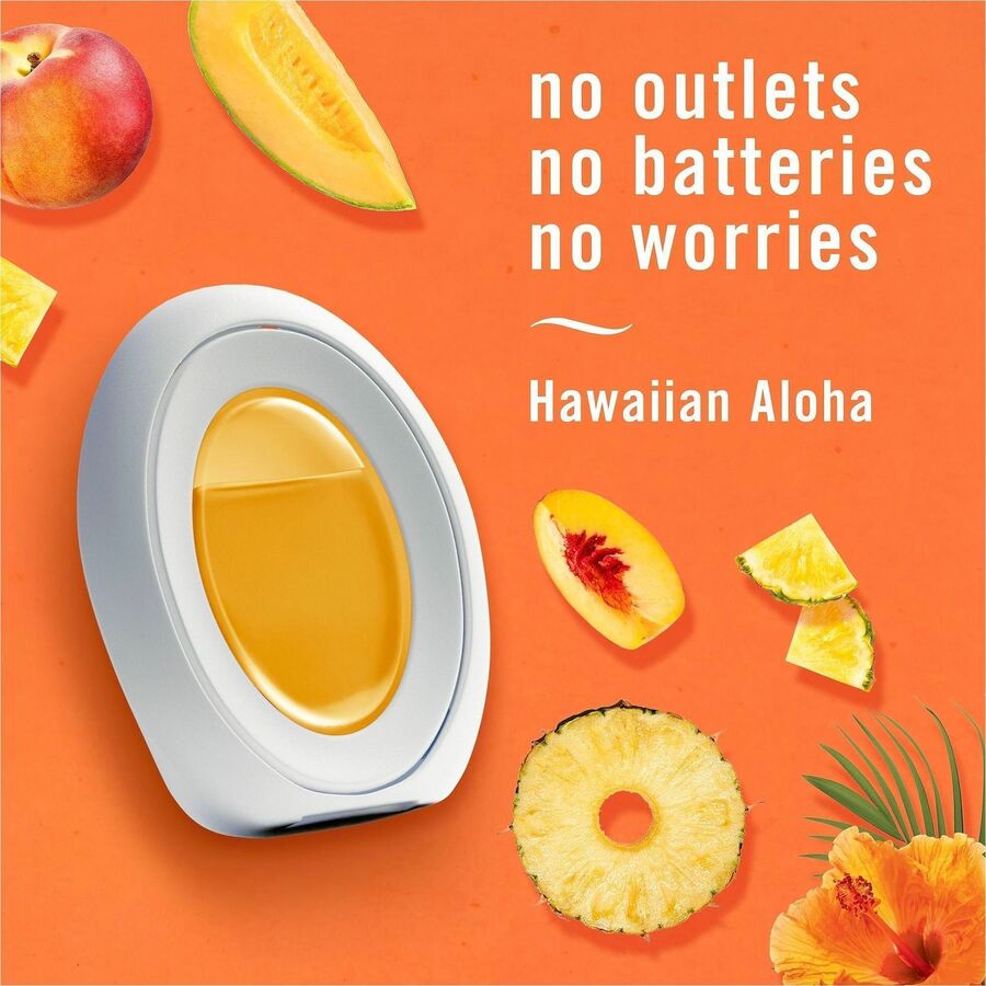 Image of Febreze 55879CT Small Spaces Disposable Air Fresheners, Liquid, 25 fl oz (0.8 quart), Hawaiian Aloha, 45 Day, 6 / Carton