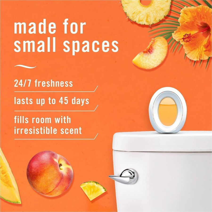 Image of Febreze 55879CT Small Spaces Disposable Air Fresheners, Liquid, 25 fl oz (0.8 quart), Hawaiian Aloha, 45 Day, 6 / Carton