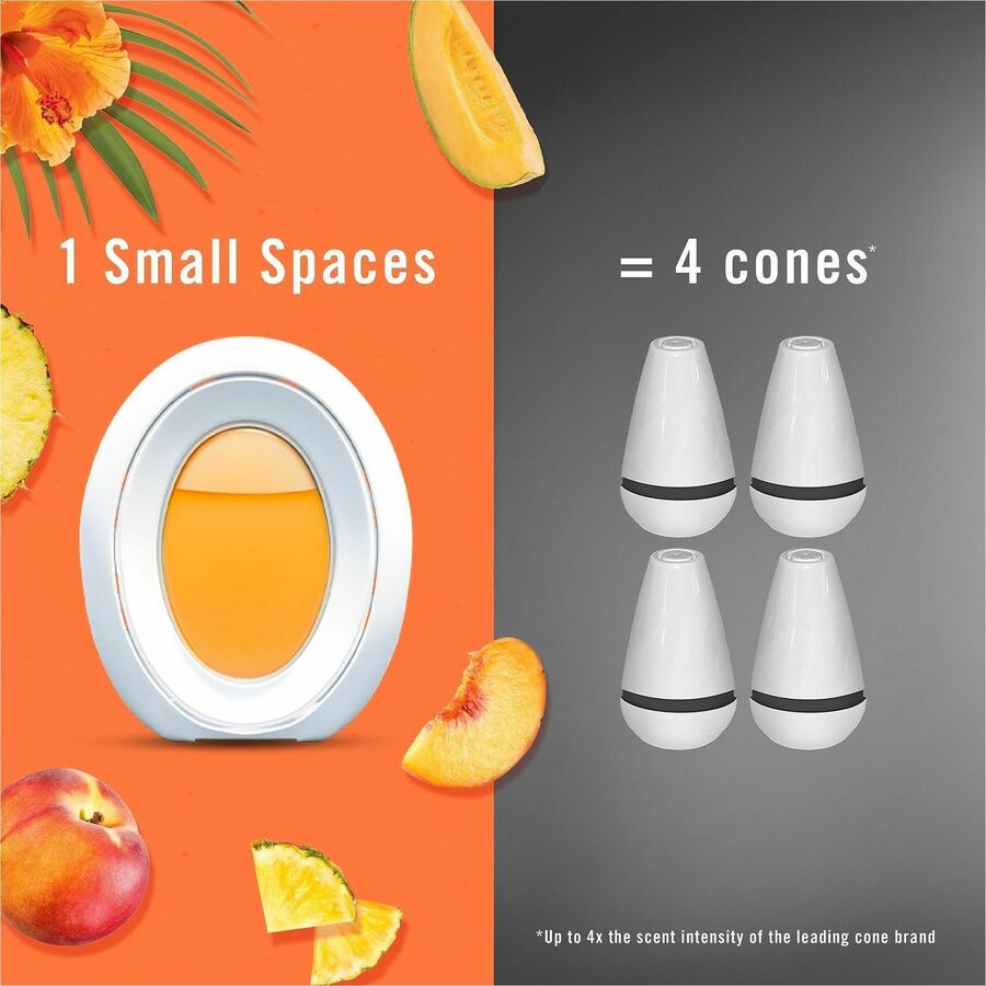 Image of Febreze 55879CT Small Spaces Disposable Air Fresheners, Liquid, 25 fl oz (0.8 quart), Hawaiian Aloha, 45 Day, 6 / Carton