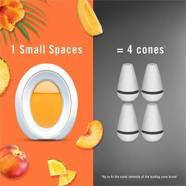 Image of Febreze 55879CT Small Spaces Disposable Air Fresheners, Liquid, 25 fl oz (0.8 quart), Hawaiian Aloha, 45 Day, 6 / Carton
