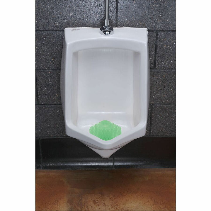 Image of Fresh Products 3WDS60CMECT Wave 3D Urinal Screen, Lasts upto 30 Days, Odor Neutralizer, Dual Sided Design, Anti-splash, 6 / Carton, Green