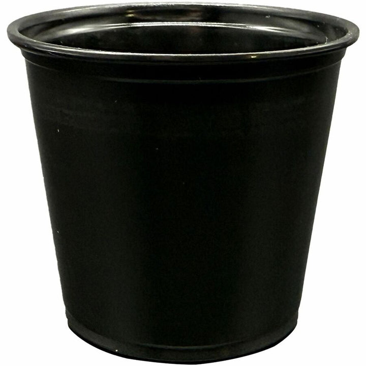 Image of Genuine Joe 19069 5.5oz Portion Cups, 5.50 fl oz, Leak Proof Closure, Black, 50 / Carton