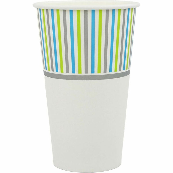 Image of Genuine Joe 10315 16oz Hot-Beverage Paper Cups, 16 fl oz, Multi, Paper, Coffee, Tea, Hot Chocolate, 20 / Carton