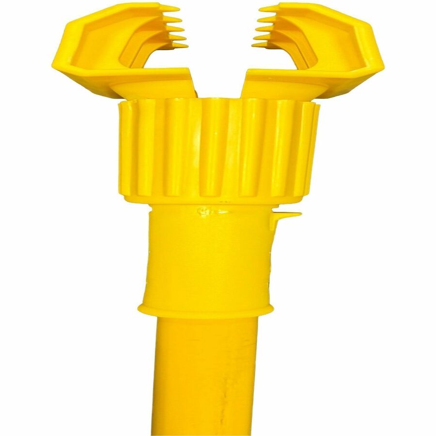 Image of Genuine Joe 14611 60" Jaw-Head Wet Mop Handle, 60" Length, Yellow, Metal, 1 Each