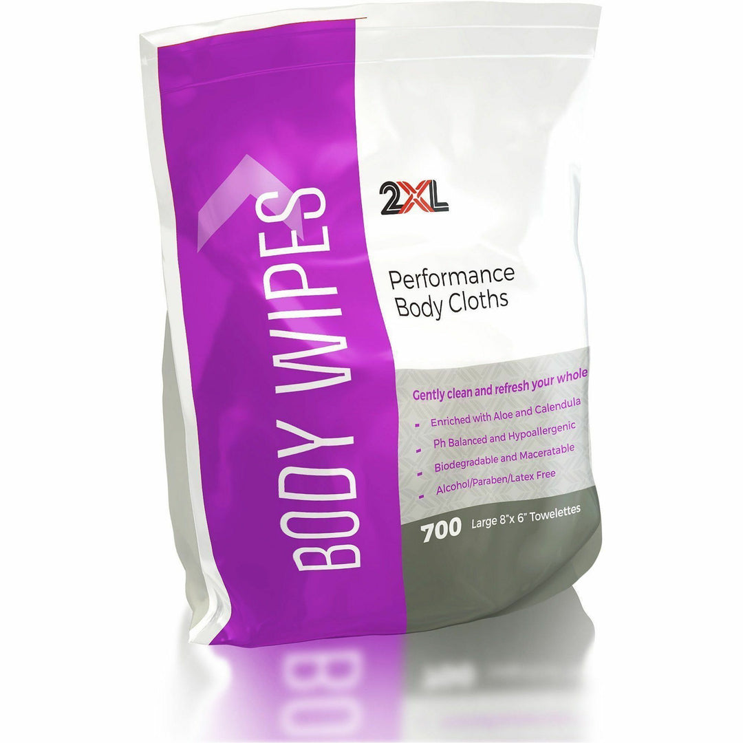 Image of 2XL CareWipes 436CT Vitamin E & Aloe Performance Body Cloths, White, Non-woven Fabric, 700, 2 / Carton
