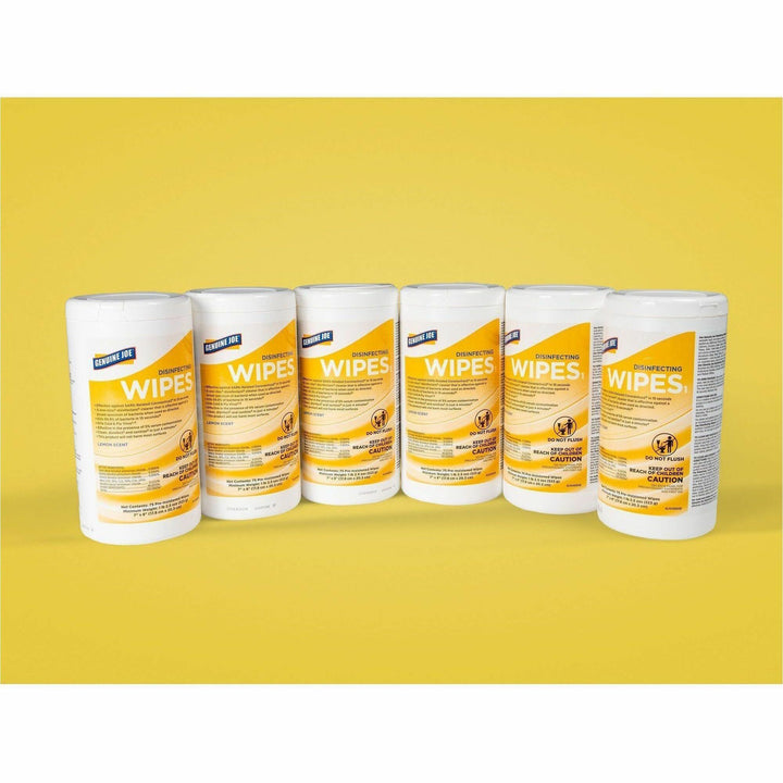 Image of Genuine Joe 45500 Broad-Spectrum Disinfectant Wipes