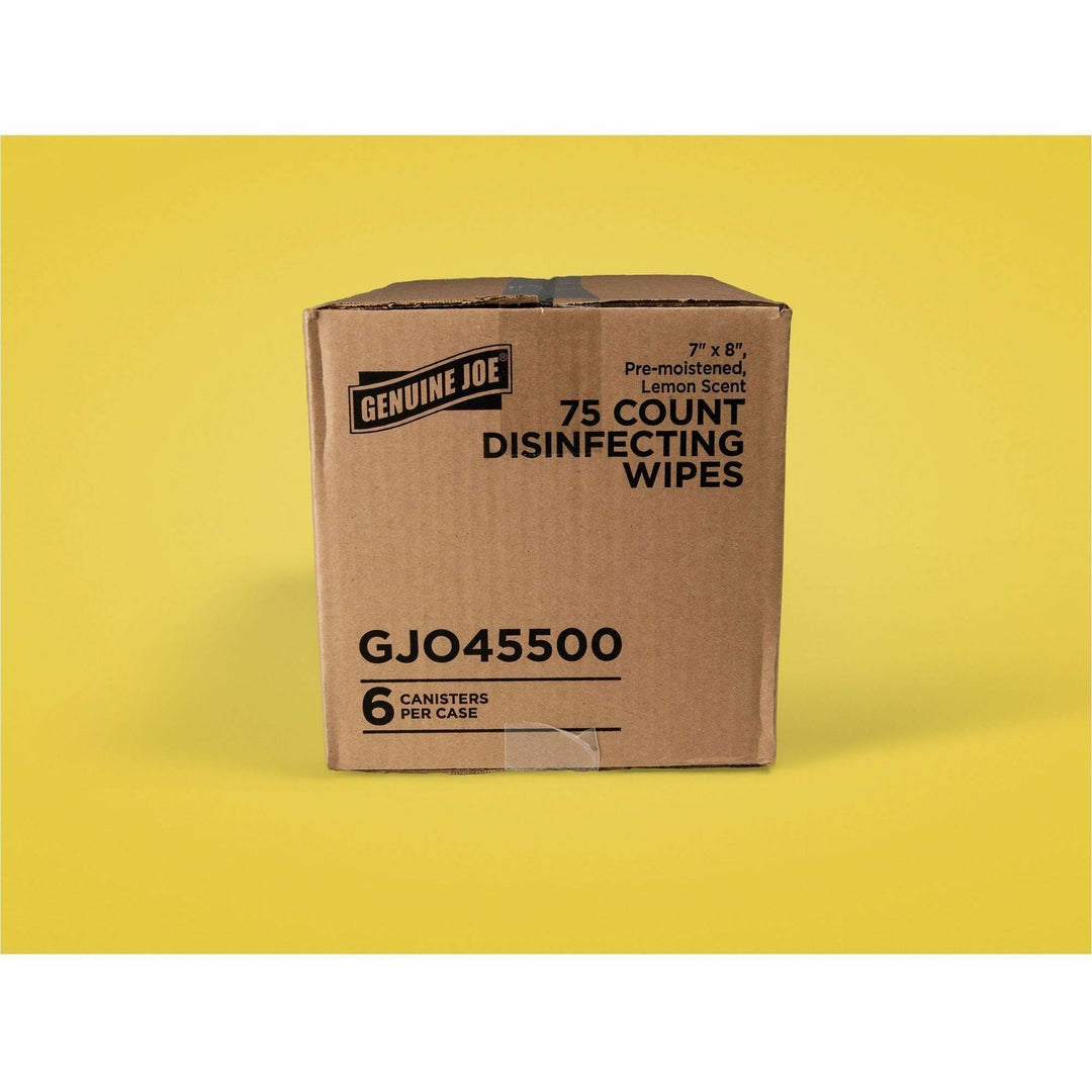 Image of Genuine Joe 45500 Broad-Spectrum Disinfectant Wipes