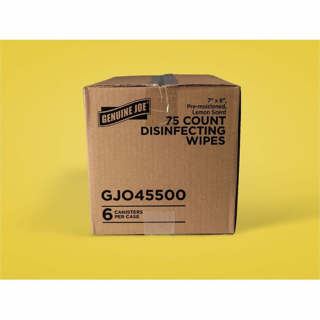 Image of Genuine Joe 45500 Broad-Spectrum Disinfectant Wipes