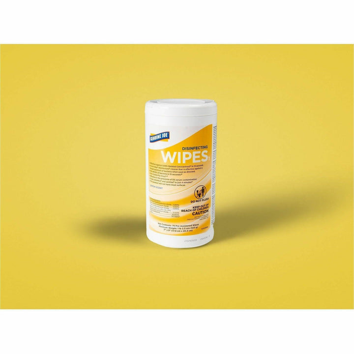 Image of Genuine Joe 45500 Broad-Spectrum Disinfectant Wipes