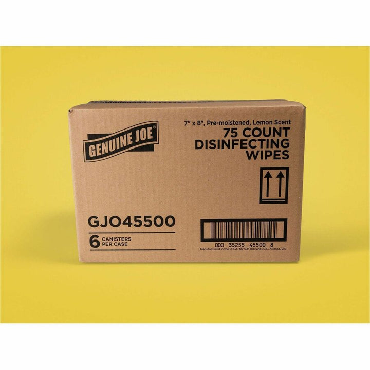 Image of Genuine Joe 45500 Broad-Spectrum Disinfectant Wipes