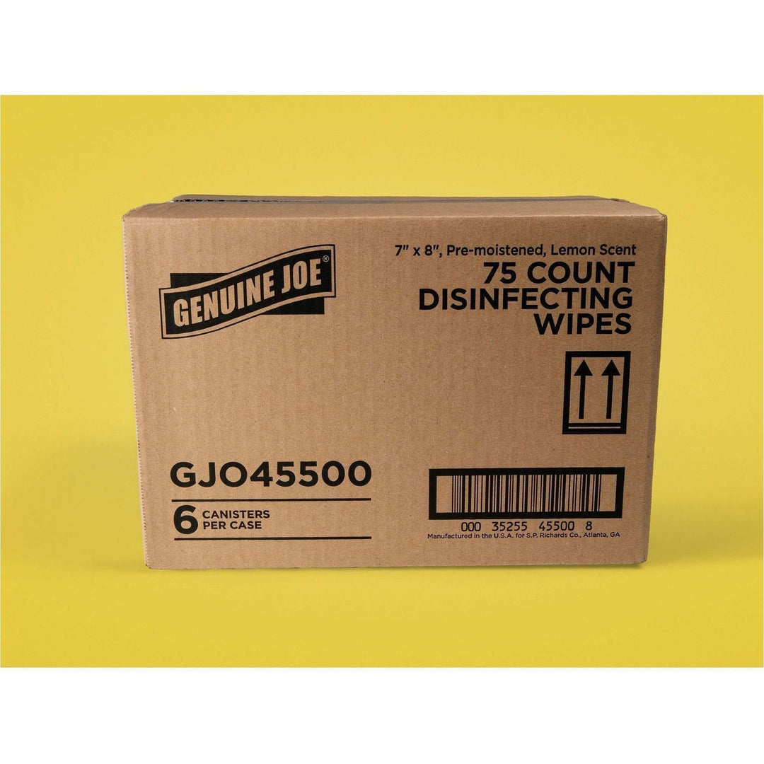 Image of Genuine Joe 45500 Broad-Spectrum Disinfectant Wipes