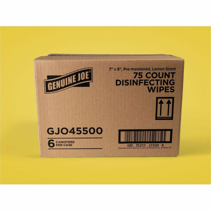 Image of Genuine Joe 45500 Broad-Spectrum Disinfectant Wipes