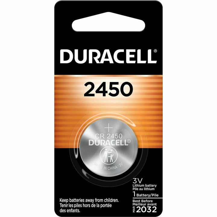 Image of Duracell DL2450BPKCT 2450 Lithium Coin Battery