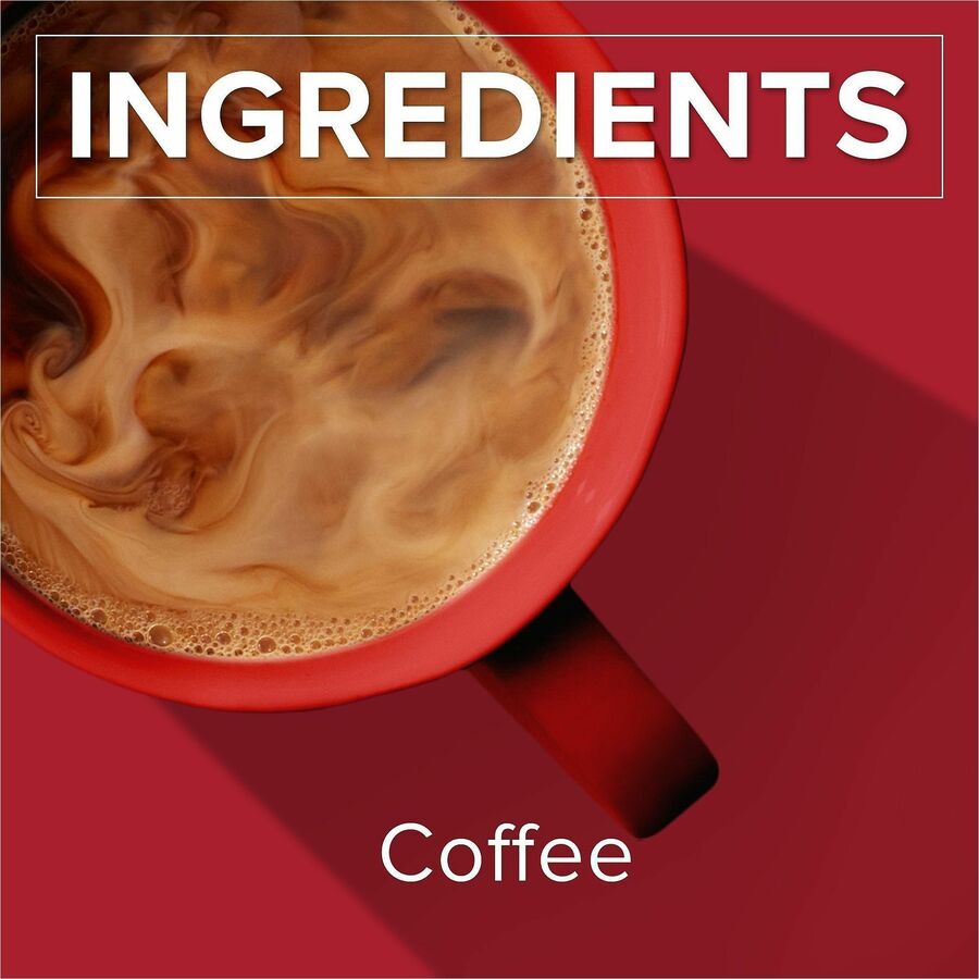 Image of Folgers® 98181 French Vanilla Medium-Roast Ground Coffee, Medium, Ground, French Vanilla, 1 Each