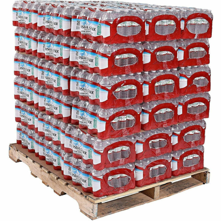 Image of Crystal Geyser 35001PL Alpine Spring Water, 16.90 fl oz (500 mL), 54 / Pallet
