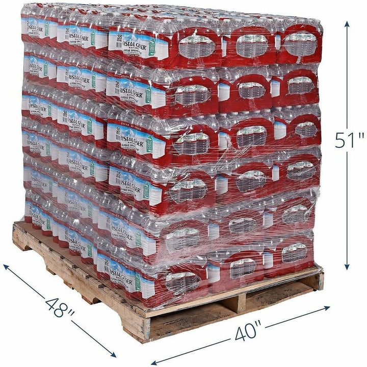 Image of Crystal Geyser 35001PL Alpine Spring Water, 16.90 fl oz (500 mL), 54 / Pallet