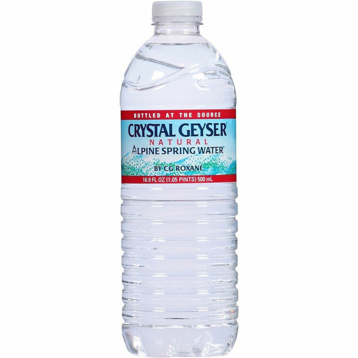 Image of Crystal Geyser 35001PL Alpine Spring Water, 16.90 fl oz (500 mL), 54 / Pallet