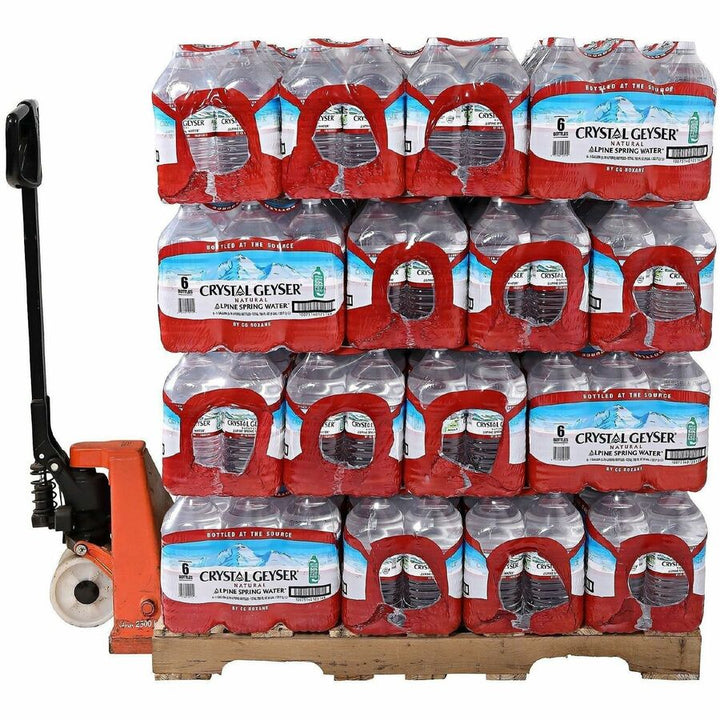 Image of Crystal Geyser 12514PL Alpine Bottled Spring Water, Natural, 48 / Pallet