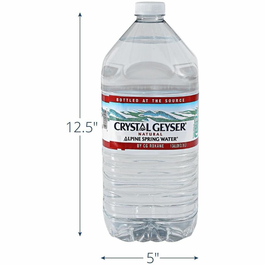 Image of Crystal Geyser 12514PL Alpine Bottled Spring Water, Natural, 48 / Pallet