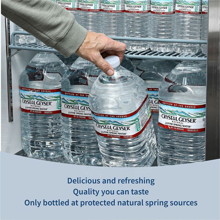 Image of Crystal Geyser 12514PL Alpine Bottled Spring Water, Natural, 48 / Pallet
