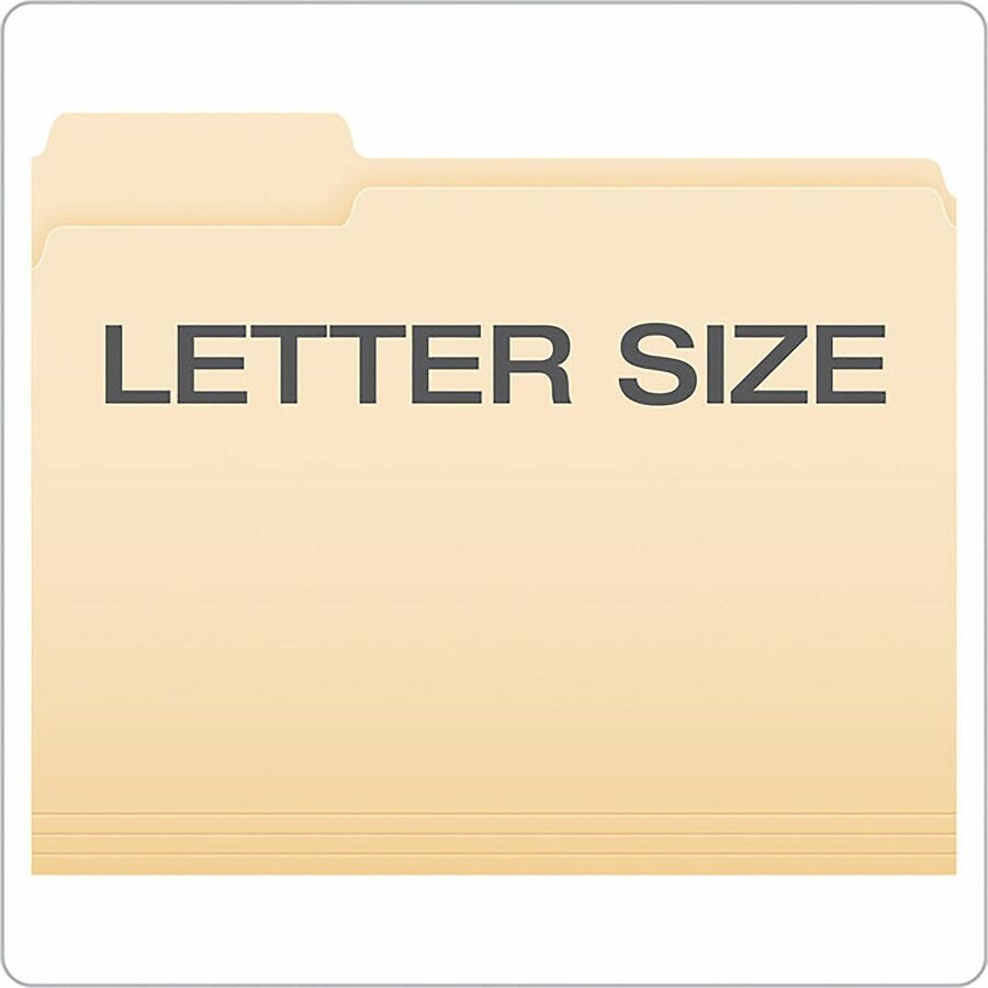 Image of Business Source 18103 1/3-Cut Top Tab File Folders