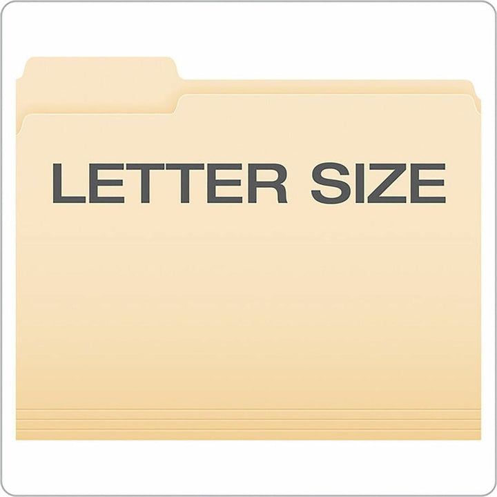 Image of Business Source 18103 1/3-Cut Top Tab File Folders