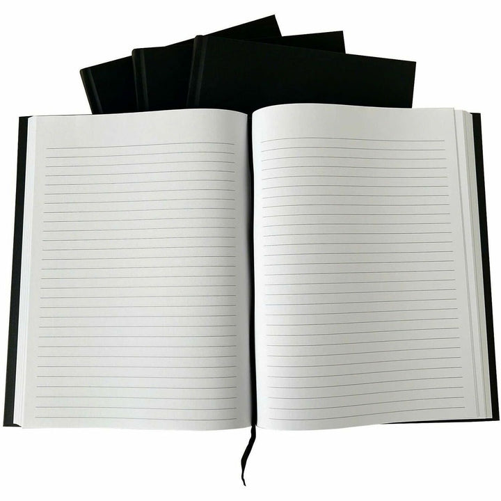 Image of Business Source 10973CT Hardbound Ruled Linen Journals