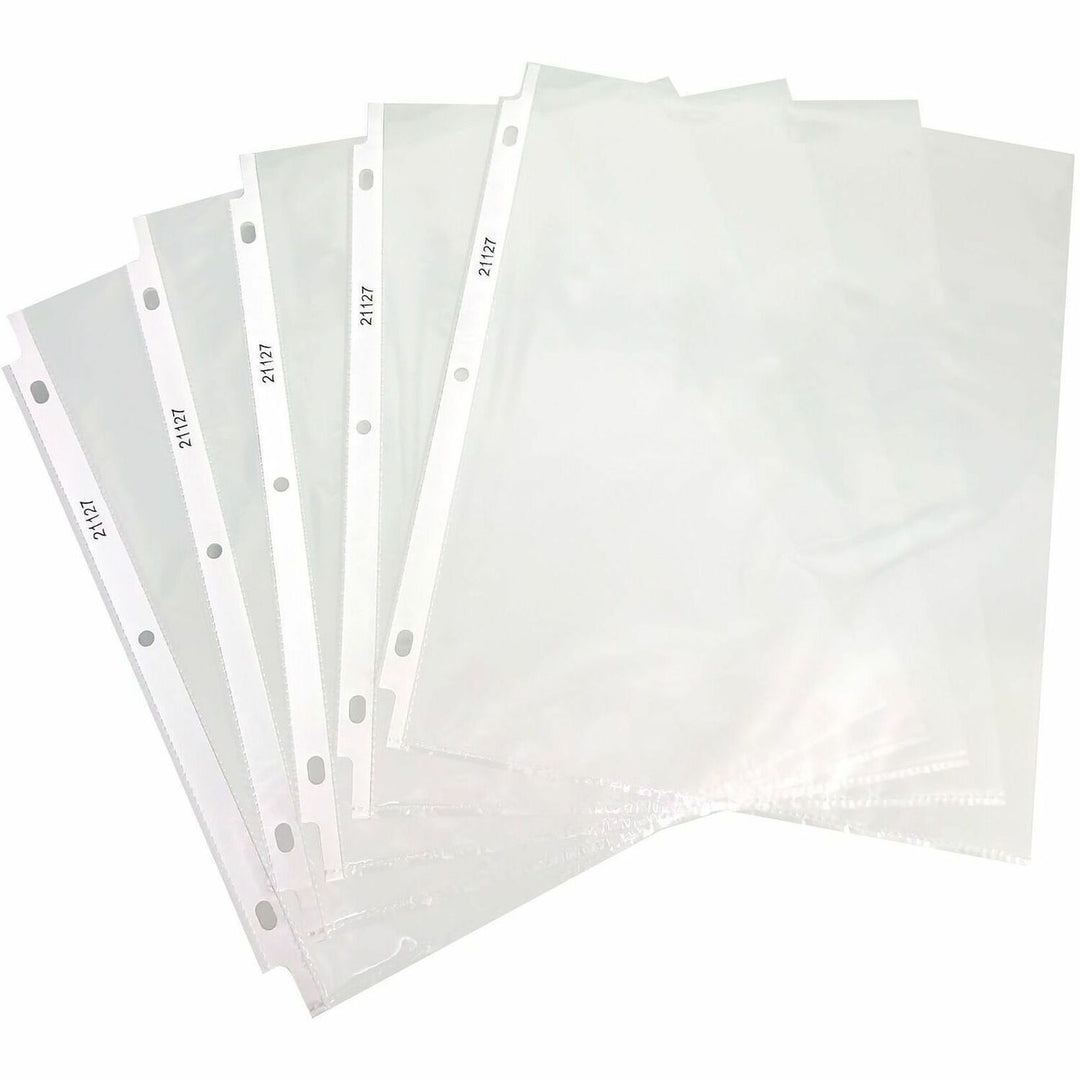 Image of Business Source 21127CT Nonglare Top-Loading Sheet Protectors